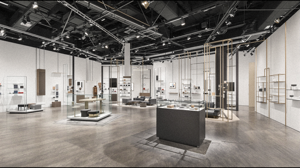 Spazio espositivo moderno